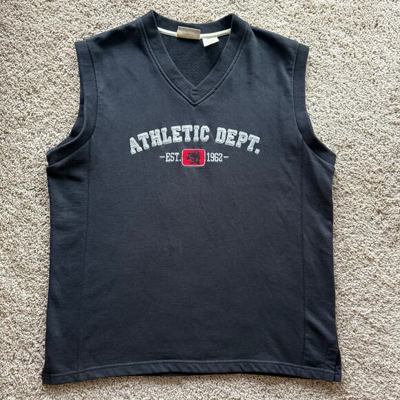 Athletic Works Men’s Y2K Vintage Vest Black, Size M - Picture 1 of 5